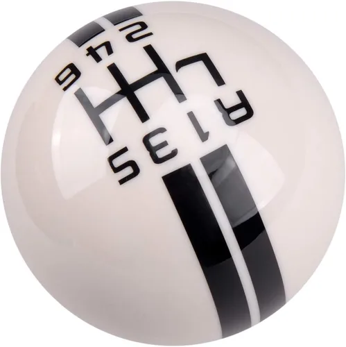 Vista 2 de beler Pomo manual blanco de 6 velocidades para Ford Mustang Shelby GT500