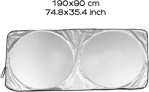 Vista 2 de for Benz GLA X156 2012-2016,Universal UV Protection Shield Car Windshield Sun Shade 190CM*90CM