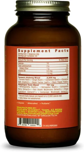 Vista 2 de HEALTHFORCE SUPERFOODS Alquimia de Cúrcuma - 6.35 oz Polvo