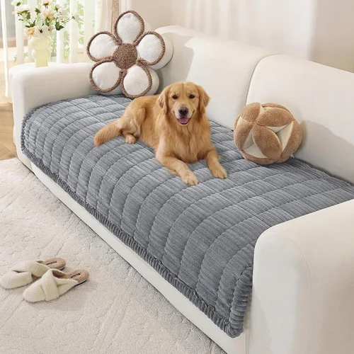 Vista 41 de OstepDecor Funda de sofá para perros, funda de sofá lavable antideslizante para mascotas, funda de sofá suave para sofá, sofá biplaza y seccional