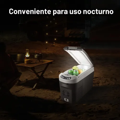 Vista 5 de BODEGA BODEGACOOLER - Refrigerador de coche de 12 voltios, refrigerador portátil para automóvil, congelador pequeño con 12/24 V CC (-4 ℉ ~ 68 ℉)