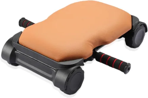 Vista 5 de Rueda abdominal de rebote automático con 4 ruedas Ab Roller Wheel Abdominal Trainer Plank Ab Roller Wheel para entrenamiento de núcleo