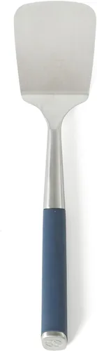 Vista 19 de Calphalon Espátula ranurada, espátula de cocina, espátula ranurada, girador de acero inoxidable con mango de silicona resistente al calor, espátula