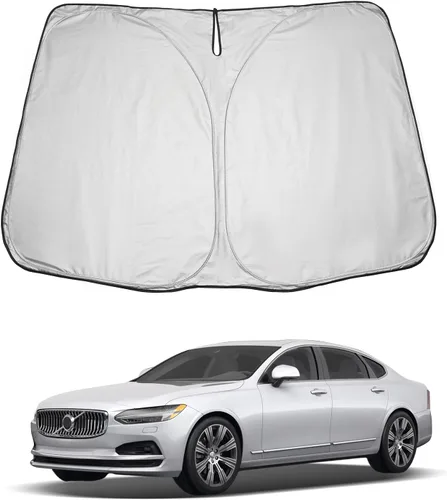Vista 56 de LUWU Parasol para parabrisas para Dodge RAM 1500 y 2500 2009-2018 - Parasol para ventana delantera con bloqueo de rayos UV