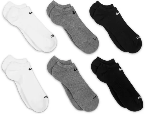 Vista 3 de Nike Everyday Plus - Calcetines de entrenamiento acolchados invisibles (paquete de 6) L multicolor, Color múltiple
