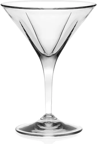 Vista 2 de Barski Martini – Vasos – Classic Clear – Juego de 6 – Tallos fabricados en Europa – 5 oz.