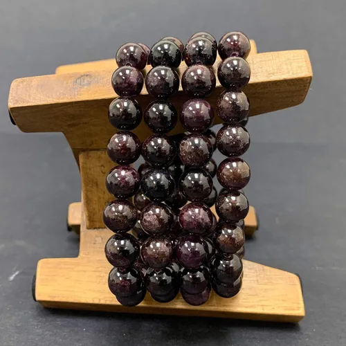 Vista 117 de Gem Avenue Handmade Round Bead Stretch Bracelet Unisex Natural Stone Beaded Jewelry for Men & Women, Elastic Wristband for Daily Wear