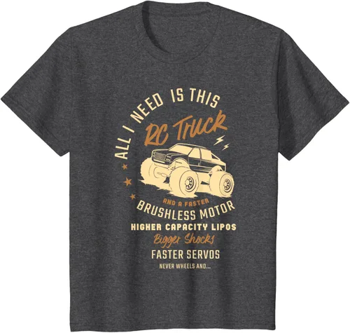 Vista 27 de Todo lo que necesito es este camión RC y una camiseta sin escobillas más rápida RC Motor Negro