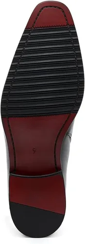 Vista 6 de FRASOICUS Zapatos Oxford para hombre, zapatos de vestir de cuero para hombre, zapatos de vestir formales para hombres