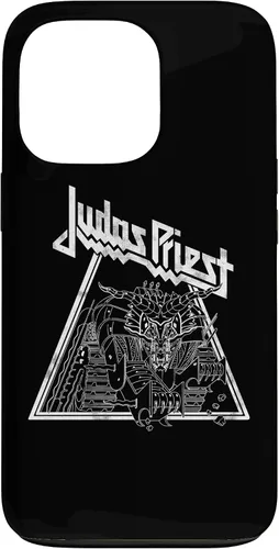 Vista 10 de iPhone 15 Judas Priest - Funda Wireframe Defenders