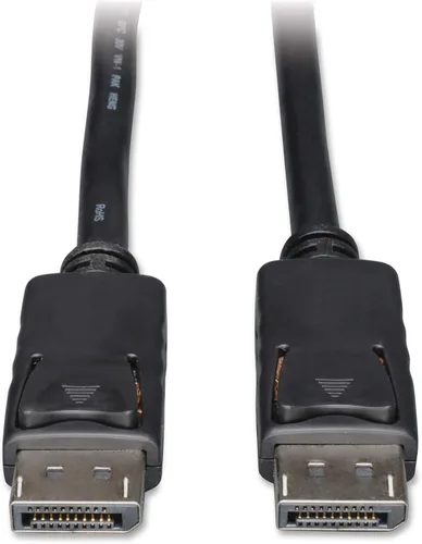 Vista 6 de TRIPP LITE Cable DisplayPort con pestillos (M/M), DP a DP, 4K x 2K, 6 pies (P580-006), negro