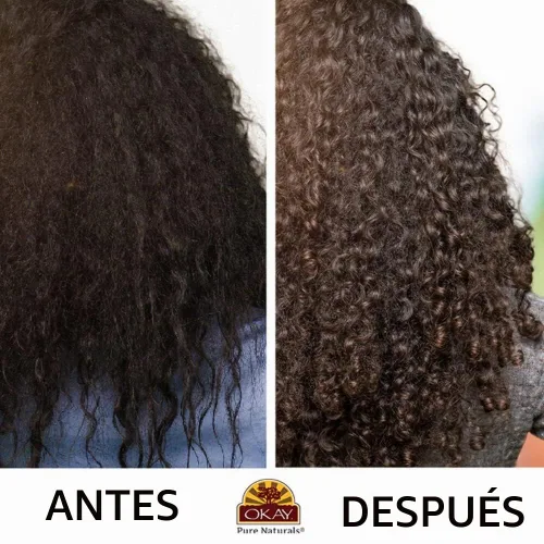 Vista 4 de OKAY Mascarilla para el cabello con aceite de ricino jamaicano negro - 2 oz / 2.0 fl oz