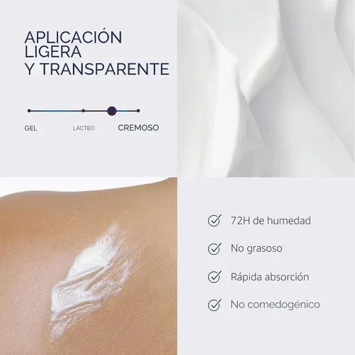 Vista 9 de Dove Suero en Crema Hialurónico + Hidratación para Piel Extra Seca y Escamosa, con Pro-Cerámidas, Niacinamida y Péptidos de Colágeno, Loción, 8 oz