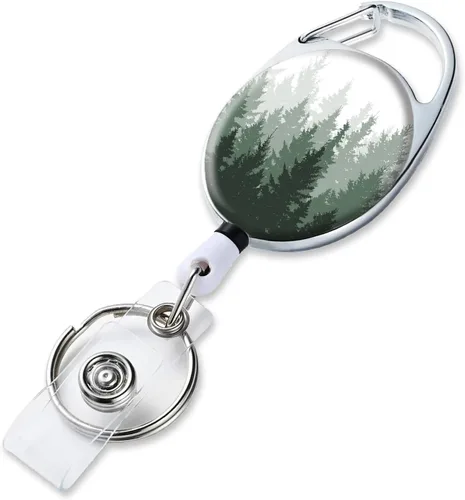 Vista 20 de Portatarrete de Insignia Retráctil con Portarretes Retráctil para Llaves, Lindo Portarrete de Insignia Decorativo para Enfermeras con Clip