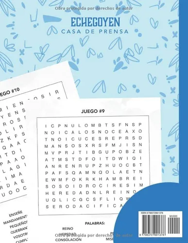 Vista 2 de Sopa de Letras Biblia, Letra Grande para Adults Bible Word Search in Spanish (Spanish Edition)