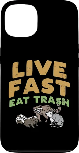 Vista 7 de iPhone 16 Fast Live Eat Trash Raccoon Opossum Skunk Street Cats Gift Case