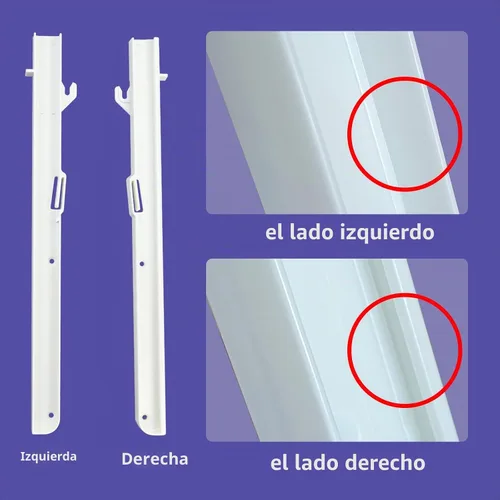 Vista 7 de Kit de repuesto para diapositivas de cubo de hielo Subzero - Izquierda 7014649, derecha 7014661