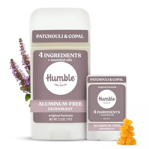 Vista 11 de Humble - Desodorante sin aluminio para mujeres y hombres, Black Spruce - Desodorante natural limpio y fresco en barra con aceites esenciales para un