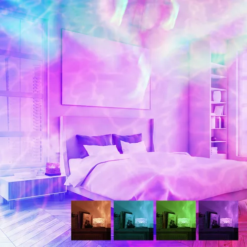 Vista 3 de Proyector LED de Auroras Boreales Recargable Boralamp InnovaGoods