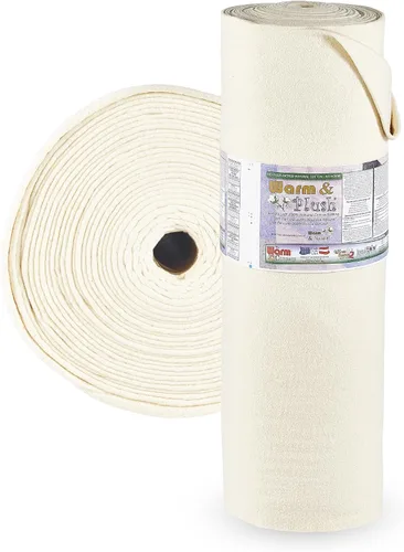 Vista 2 de The Warm Company - Relleno de algodón suave y cálido – rollo de 22" x 20 yardas, relleno de 100% algodón para costura, manualidades y proyectos