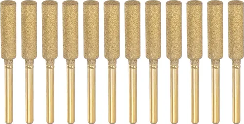 Vista 8 de HARFINGTON 2 paquetes (12 piezas) brocas de diamante para motosierra de 5/32 pulgadas de cabeza de cilindro de 0.157 in, amoladora eléctrica