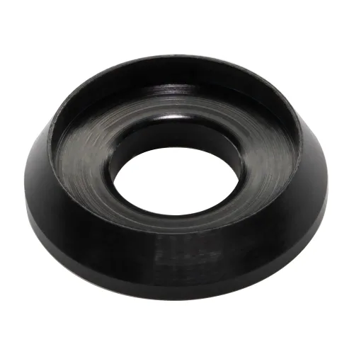 Vista 24 de [60PCS] Arandelas de avellanado M3 Color Negro, Aleación de aluminio anodizado, Juntas de arandelas de cabeza Cuña de Copa para Tornillo