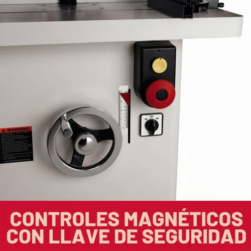 Vista 7 de JET Moldeadora de husillo 3-HP, 230V 1Ph (Modelo JWS-35X3-1)