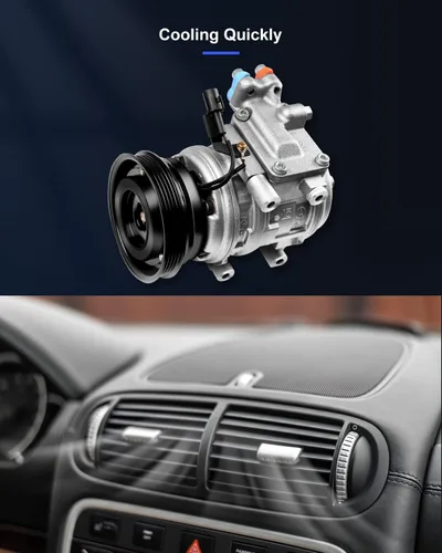 Vista 5 de ECCPP Compresor de aire acondicionado para 2005-2007 para Hyundai Tucson 2005-2010 para Kia Spectra Spectra5 2.0L A/C Compresor