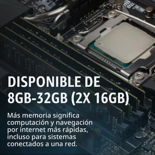 Vista 3 de PNY Kit de memoria de escritorio DDR4 de 16 GB (2 x 8 GB) 3200 MHz CL22