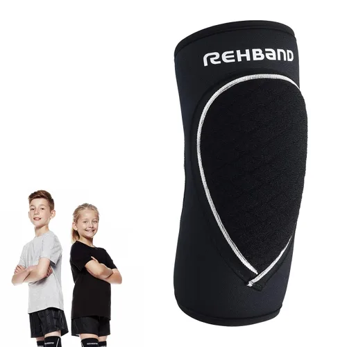 Vista 8 de Rehband Protector de codo para niños, cómodo protector de codo para voleibol, baloncesto, fútbol, breakdance, soporte de impacto en la articulación