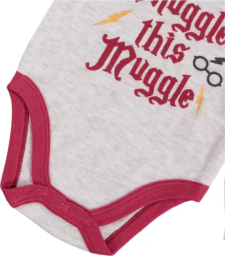 Vista 5 de Harry Potter Baby Boys Bodysuit Jogger Pants 3 Piece Set
