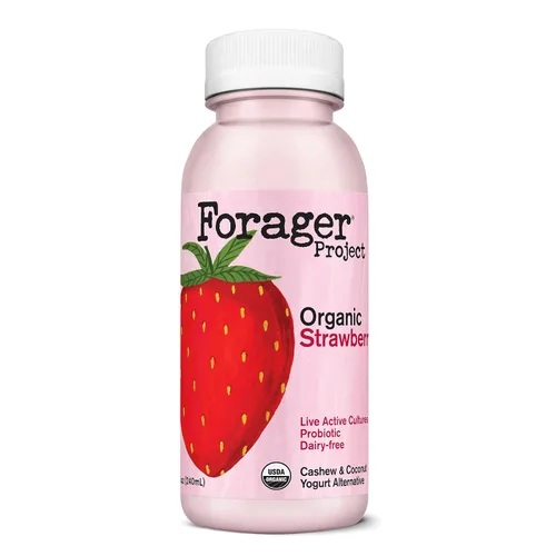 Vista 7 de FORAGER PROJECT Yogur bebible orgánico de anacardos y arándanos, 8 FZ