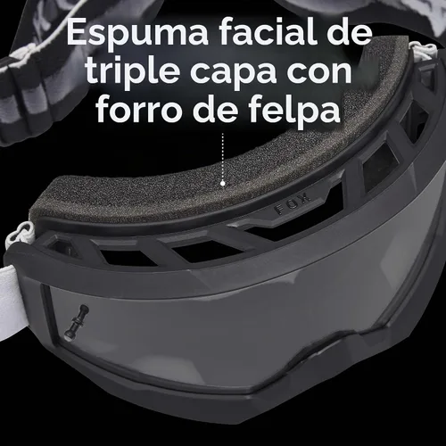 Vista 5 de Fox Racing Gafas unisex para motocross chispa negra