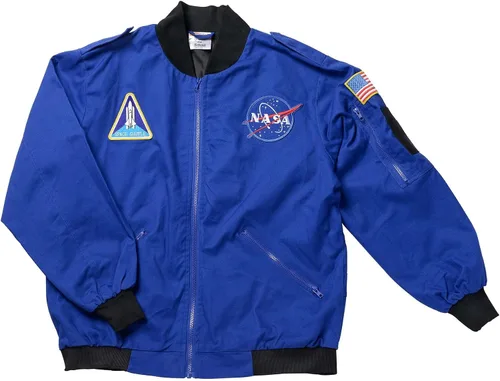 Vista 3 de Chaqueta de vuelo de astronauta de la NASA (azul)