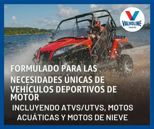 Vista 7 de Valvoline Aceite de motor sintético completo Powersport de 4 tiempos, 1 cuarto de galón