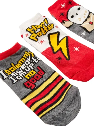 Vista 3 de Harry Potter Muggle Hogwarts Express Hedwig Solemnly Swear - Calcetines para adultos (5 unidades)