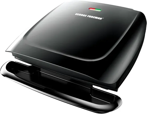 Vista 4 de George Foreman GR20B - Parrilla clásica para 4 porciones, color negro