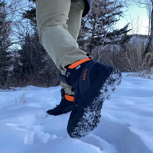 Vista 5 de Men's Crest Thermo Mid Snow Winter Boots Waterproof Hiking Boot