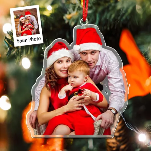 Vista 8 de Amlion Adornos personalizados de cerámica para calcetines de Navidad, familia de 2 a 8, nombres personalizados, estilo tradicional, ocasión