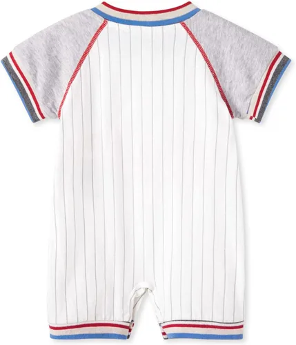Vista 5 de pureborn Mameluco náutico de una pieza para bebés, niños y niñas, conjunto de playa, ropa de verano de 0 a 24 meses All Star