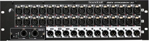 Vista 7 de Soundcraft Caja de escenario digital compacta de 16 canales MSB-16i con E/S controladas a distancia
