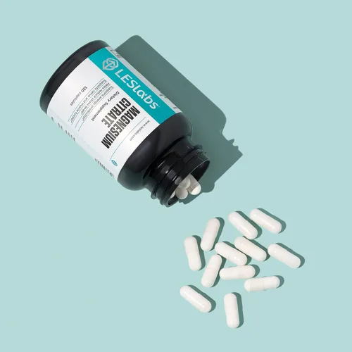 Vista 4 de Les Labs Citrato de Magnesio – Alivio del Estrés, Sueño Reparador, Salud del Corazón, Metabolismo, Función Nerviosa y Muscular – Suplemento sin GMO