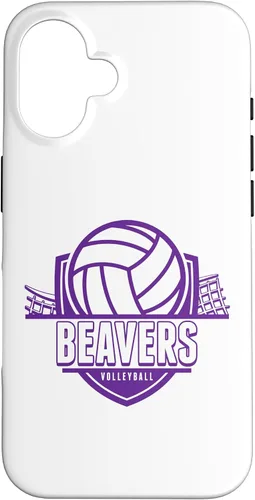 Vista 32 de Beavers Volleyball Back to School Spirit P Case for iPhone 17