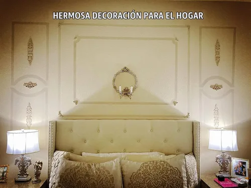 Vista 7 de MUXSAM 1 apliques largos tallados en madera para muebles, calcomanías de tallado de madera sin pintar para pared, armario, espejo, repisa, puerta 1