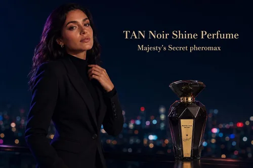 Vista 7 de TAN Noir Shine Perfume para mujer, 3.4 onzas líquidas, Eau de Parfum en aerosol, fragancia Sweet Vanilla Coffee Gourmand con notas de jazmín