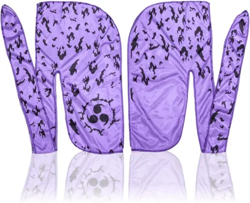 Vista 41 de Art Silky Durag con colas largas y anchas, durags de tela de seda suave satinada para mayor comodidad y compresión