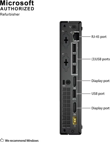 Vista 7 de Lenovo ThinkCentre M710q Tiny (Core i5-6500T 2.5GHz, 8GB DDR4, 512GB SSD, WiFi, Windows 10 Pro 64) (Renovado)