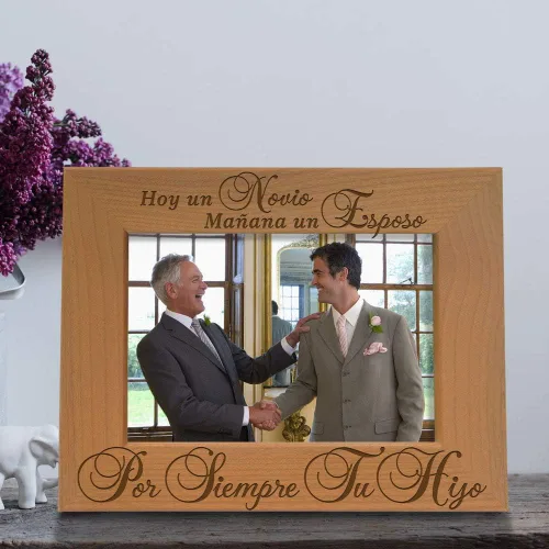 Vista 2 de KATE POSH - Regalos en español para madre del novio, regalos en español para padre del novio, regalos en español Hoy un Novio, regalos de boda