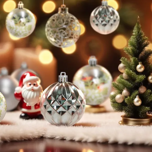Vista 4 de 24 Esferas Navideñas de Champán Colgantes para Árbol, Adornos Irrompibles, Decoraciones de Temporada para Decoración de Árbol, Fiestas y Navidad