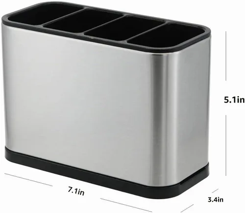 Vista 4 de KESOL Soporte para utensilios de cocina, organizador de cubiertos, 4